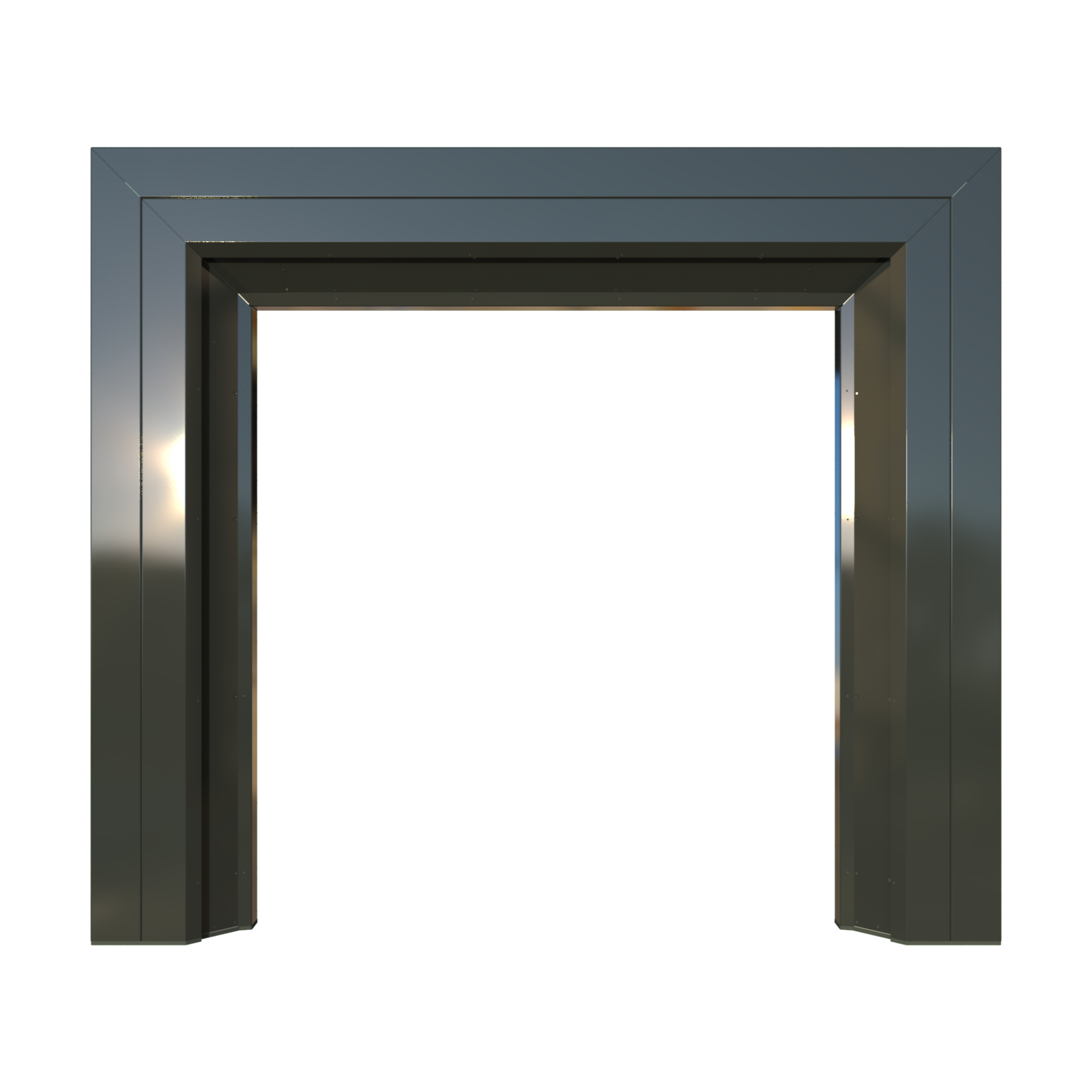 3d render of an AirDoor face on