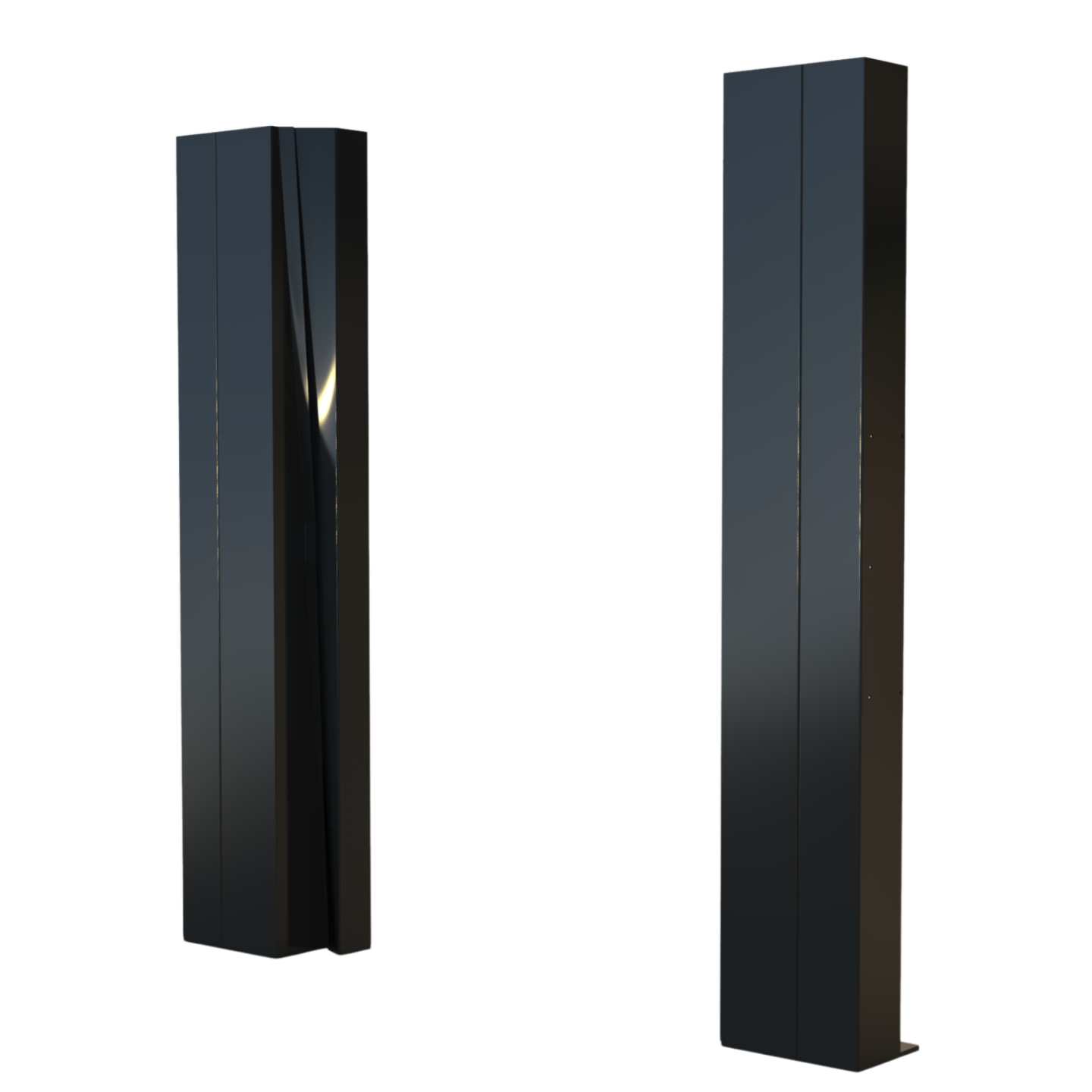 3d render of AirDoor Curve with its unique curved design