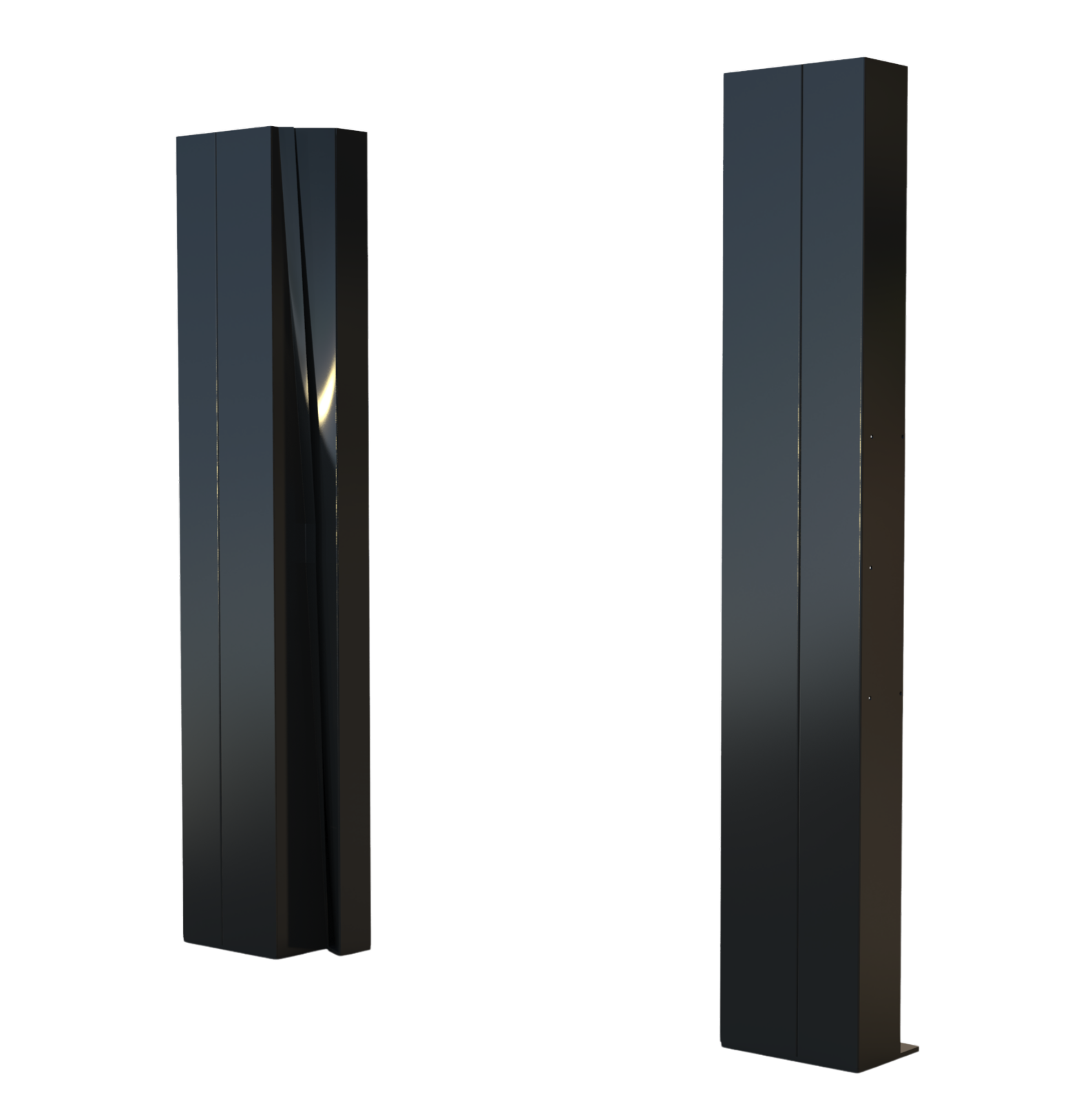 3d render of AirDoor Curve with its unique curved design
